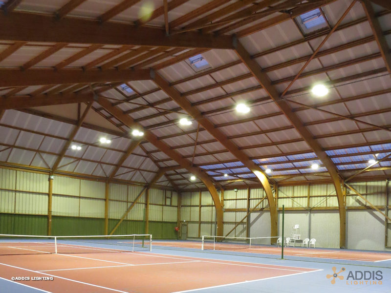 Modernisation à base de projecteurs LED AZURITE d'une salle de sport