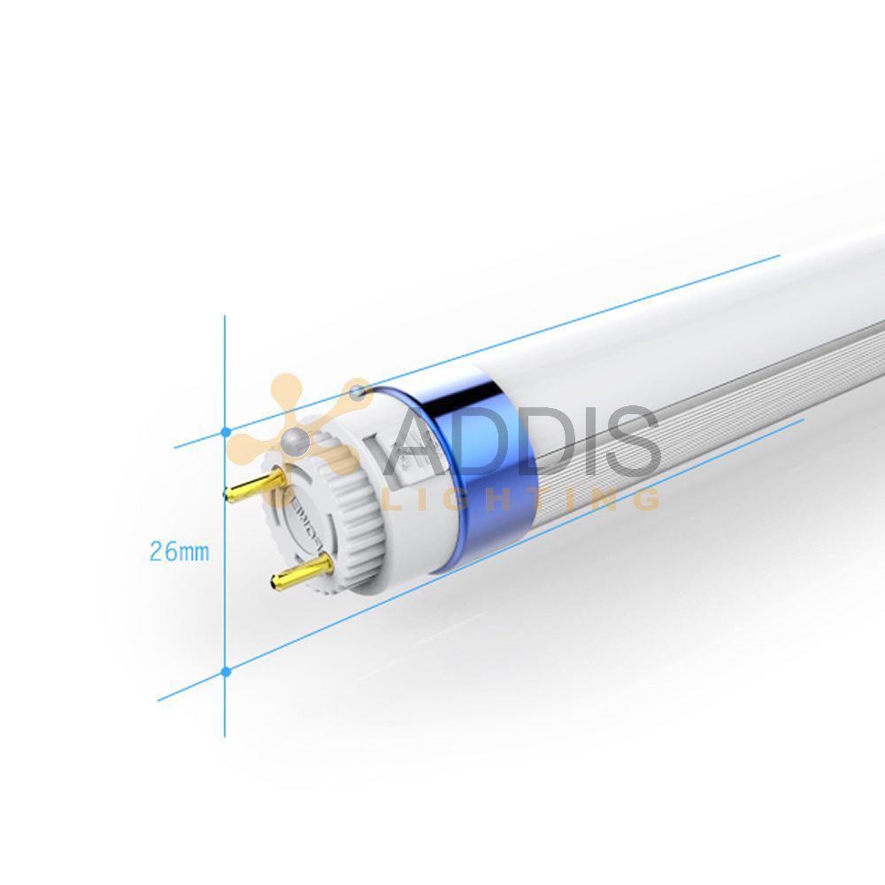 Pack 30 pcs - Tube LED T8 22W 150cm verre 2112Lm - Connexion 2 côtes
