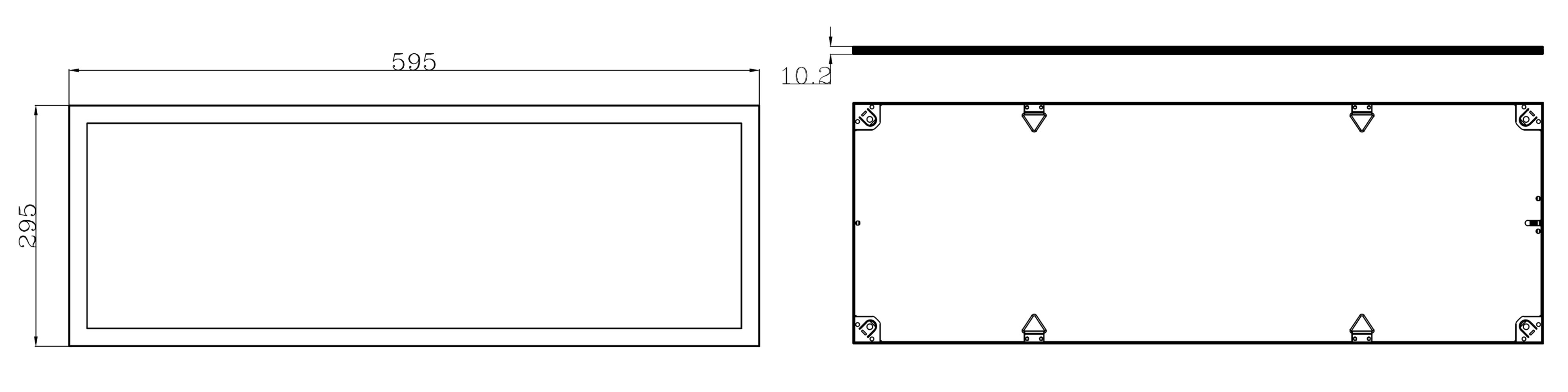 Dalle LED PRISMATIQUE 40 Watt Evalighting - Dalles LED - Connectiled