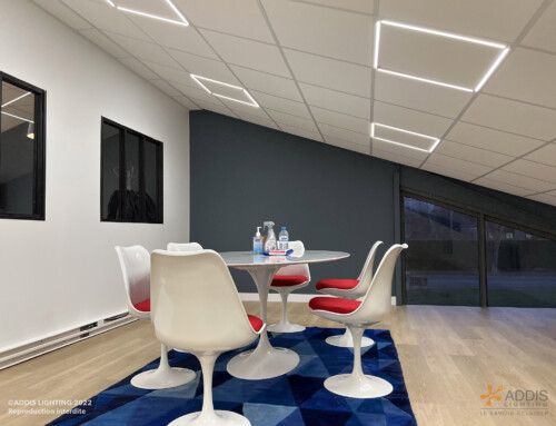 Éclairage LED d’un bureau avec les LAZULI Pop
